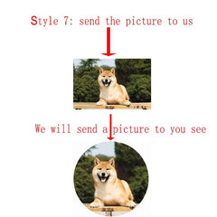 Customized Pet Photo Projection Necklace Dog Cat Paw Pendant Memory Jewelry Gift Dropshipping Personalized Mother Day Gifts 2023 - Melcharm