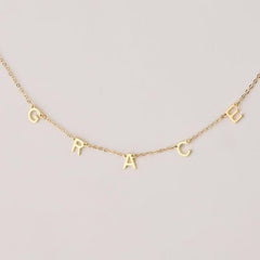 A to Z Initial Choker Women Gift Personalized Letter Name Necklace - Melcharm