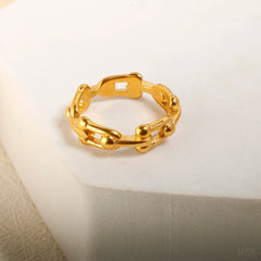 Fashion Jewelry Geometric Finger Ring - Melcharm