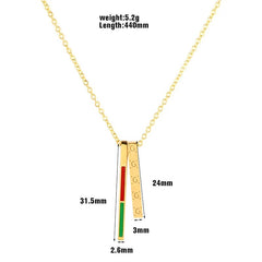 Pendant Necklace Gold Plating Stick Pendant Party Jewelry Gift - Melcharm