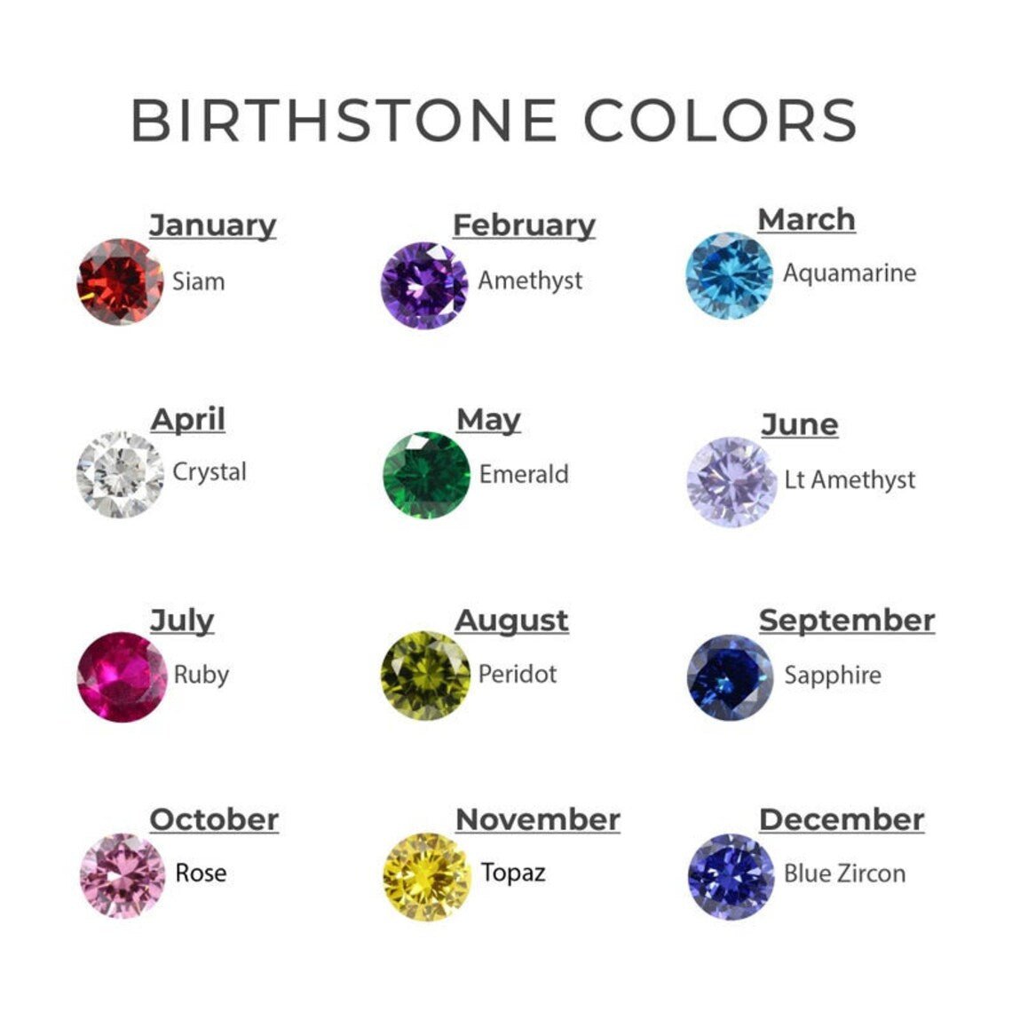 Personalized 1~8 Birthstone Family Mom's Gift Ring - Melcharm