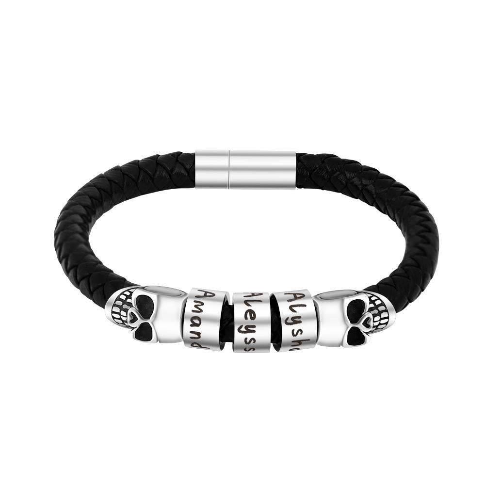 Personalized Halloween Style Skull Bracelet - Melcharm