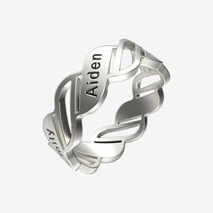 Personalized Multiple 3~5 Names Ring - Melcharm