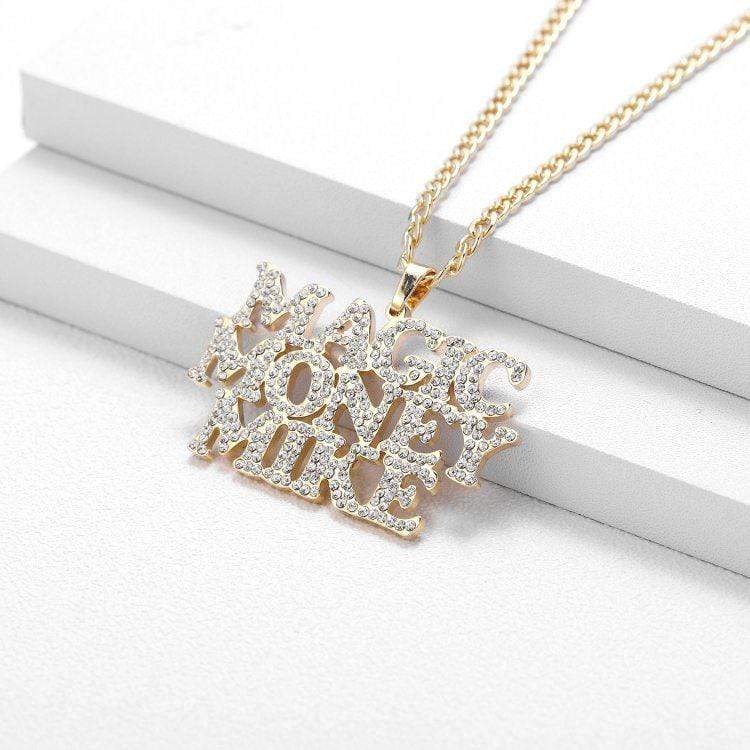 Personalized Name Necklace Sparkling Multi 3 Names - Melcharm