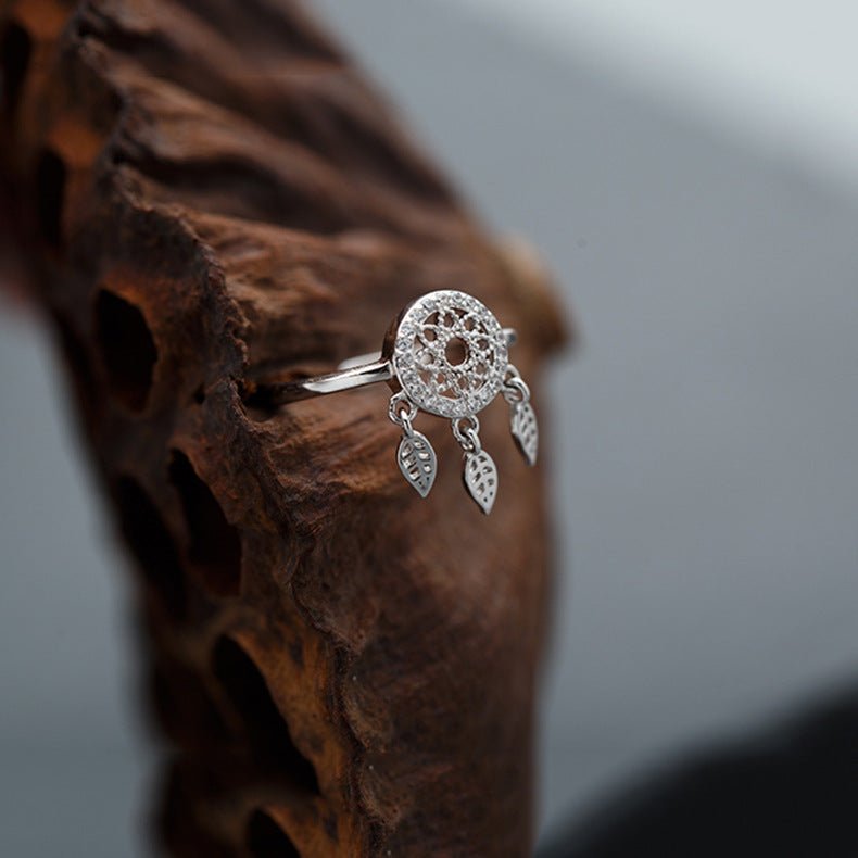 Retro Dream Catcher Ring Diamond Rings - Melcharm