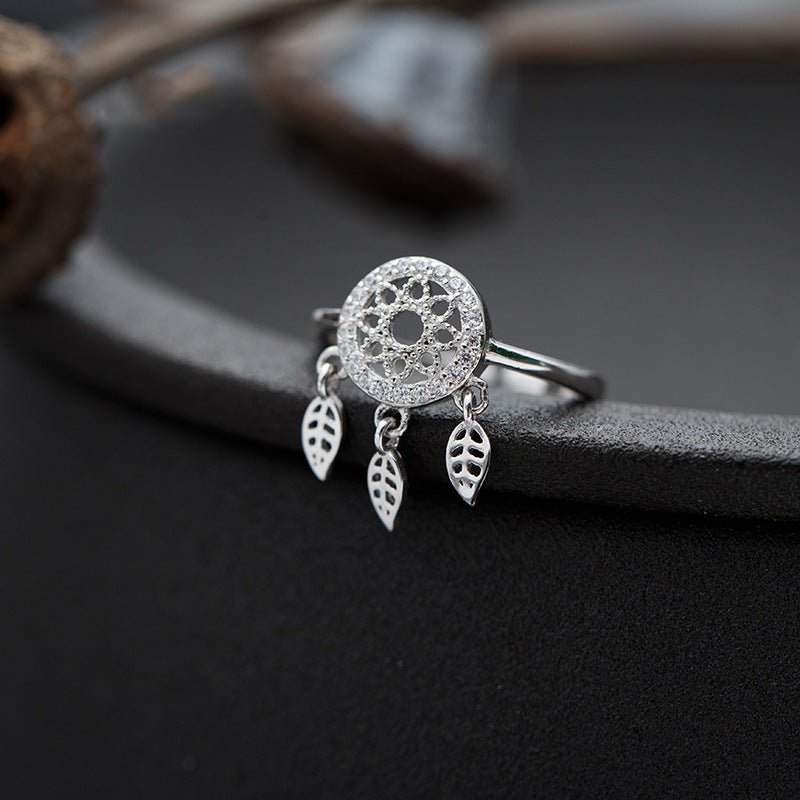 Retro Dream Catcher Ring Diamond Rings - Melcharm