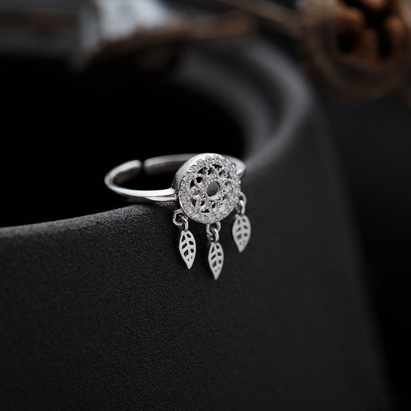 Retro Dream Catcher Ring Diamond Rings - Melcharm